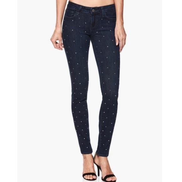 PAIGE Denim - Paige Jeans Verdugo Embellished Krystal Denim 28